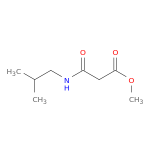 Propanoic acid, 3-[(2-methylpropyl)amino]-3-oxo-, methyl ester