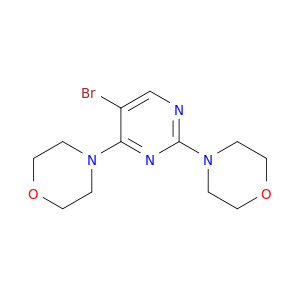 4-[5-Bromo-4-(morpholin-4-yl)pyrimidin-2-yl]morpholine