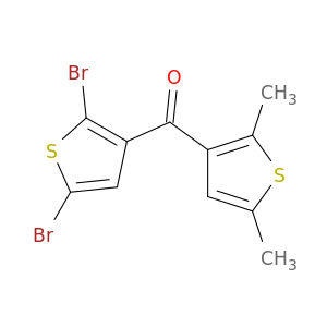 Methanone, (2,5-dibromo-3-thienyl)(2,5-dimethyl-3-thienyl)-