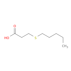 Propanoic acid,3-(pentylthio)-