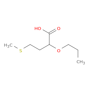 Butanoic acid, 4-(methylthio)-2-propoxy-