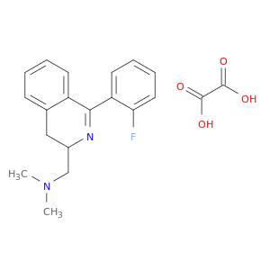 3-Isoquinolinemethanamine, 3,4-dihydro-N,N-dimethyl-1-(2-fluorophenyl)-, ethanedioate (1:1)