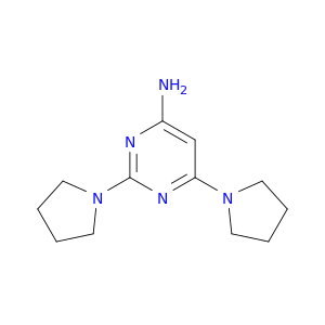 PYRIMIDIN-4-AMINE, 2,6-DI-1-PYRROLIDINYL-