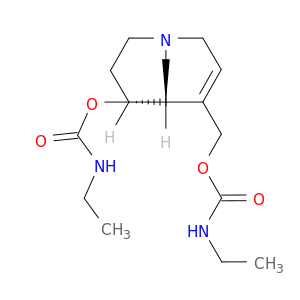 [(7R,8R)-7-(ethylcarbamoyloxy)-5,6,7,8-tetrahydro-3H-pyrrolizin-1-yl]methyl N-ethylcarbamate