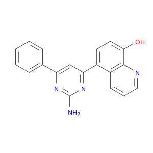 8-Quinolinol, 5-(2-amino-6-phenyl-4-pyrimidinyl)-