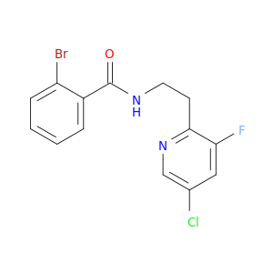 Benzamide, 2-bromo-N-[2-(5-chloro-3-fluoro-2-pyridinyl)ethyl]-