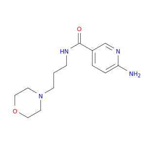 3-Pyridinecarboxamide, 6-amino-N-[3-(4-morpholinyl)propyl]-