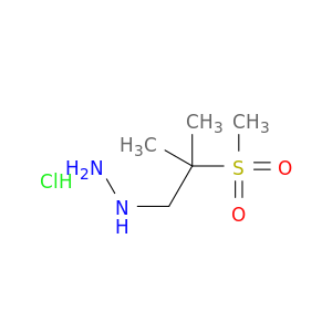 (2-methanesulfonyl-2-methylpropyl)hydrazine hydrochloride