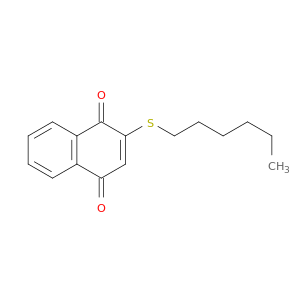 1,4-Naphthalenedione, 2-(hexylthio)-