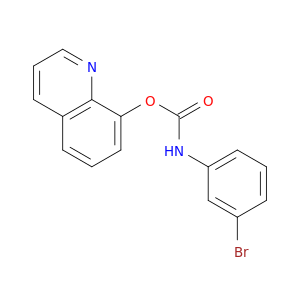 Carbanilic acid,m-bromo-, 8-quinolyl ester (8CI)