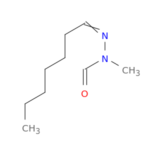 Hydrazinecarboxaldehyde, heptylidenemethyl-