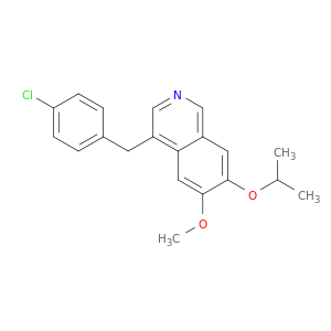 Isoquinoline, 4-[(4-chlorophenyl)methyl]-6-methoxy-7-(1-methylethoxy)-