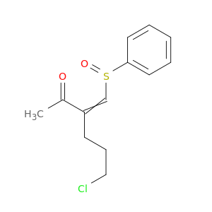 2-Hexanone, 6-chloro-3-[(phenylsulfinyl)methylene]-