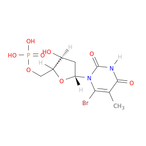 5'-Thymidylic acid, 6-bromo-