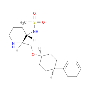 N-[顺式-2-[(顺式-4-苯基环己氧基)甲基]-3-哌啶基]甲磺酰胺