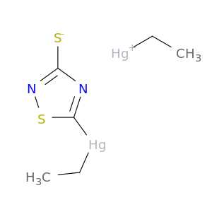 ETHYLMERCURY; ETHYL-(3-SULFIDO-1,2,4-THIADIAZOL-5-YL)MERCURY