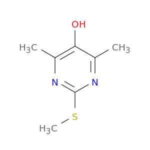5-Pyrimidinol, 4,6-dimethyl-2-(methylthio)-