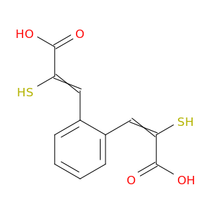 2-Propenoic acid, 3,3'-(1,2-phenylene)bis[2-mercapto-
