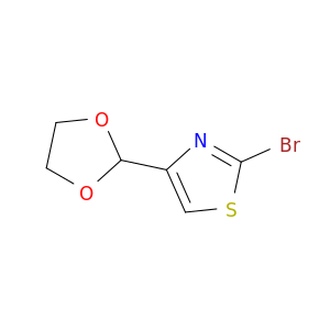 2-bromo-4-(1,3-dioxolan-2-yl)-1,3-thiazole
