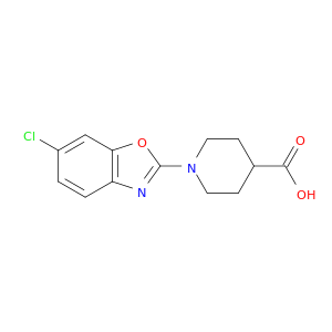 1-(6-chlorobenzo[d]oxazol-2-yl)piperidine-4-carboxylic acid