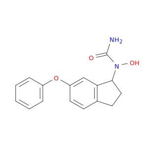 Urea, N-(2,3-dihydro-6-phenoxy-1H-inden-1-yl)-N-hydroxy-