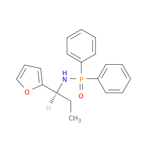 Phosphinic amide, N-[(1S)-1-(2-furanyl)propyl]-P,P-diphenyl-