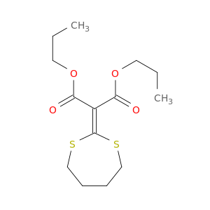 Propanedioic acid, 1,3-dithiepan-2-ylidene-, dipropyl ester