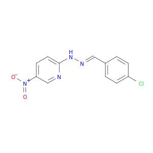 Benzaldehyde,4-chloro-, 2-(5-nitro-2-pyridinyl)hydrazone