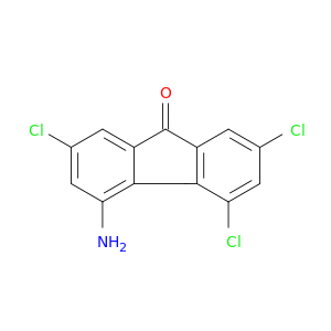 4-amino-2,5,7-trichloro-fluoren-9-one