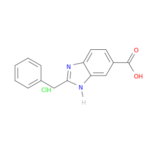 1H-Benzimidazole-6-carboxylicacid, 2-(phenylmethyl)-, hydrochloride (1:1)