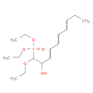Phosphonic acid, (1-ethoxy-2-hydroxy-3,5,7-decatrienyl)-, diethyl ester