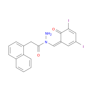 N-[(Z)-(3,5-DIIODO-6-OXO-1-CYCLOHEXA-2,4-DIENYLIDENE)METHYL]-2-NAPHTHALEN-1-YL-ACETOHYDRAZIDE