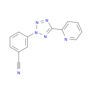 Benzonitrile, 3-[5-(2-pyridinyl)-2H-tetrazol-2-yl]-