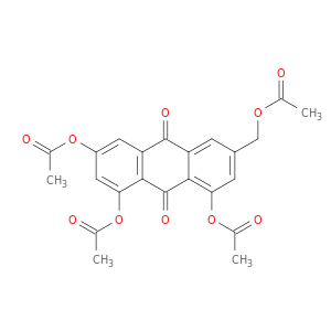 9,10-Anthracenedione, 1,3,8-tris(acetyloxy)-6-[(acetyloxy)methyl]-