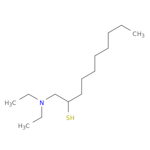 2-Decanethiol, 1-(diethylamino)-