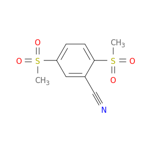 2,5-Dimethanesulfonylbenzonitrile
