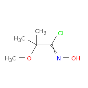 Propanimidoyl chloride, N-hydroxy-2-methoxy-2-methyl-