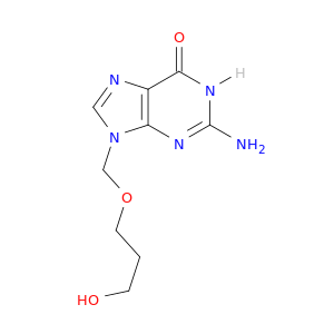 6H-Purin-6-one, 2-amino-1,9-dihydro-9-[(3-hydroxypropoxy)methyl]-