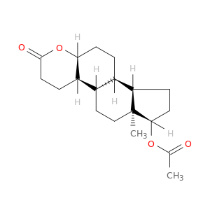 (4ar,4bs,6as,7s,9as,9br,11ar)-6a-methyl-2-oxohexadecahydroindeno[5,4-f]chromen-7-yl acetate