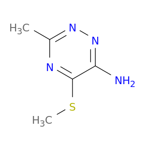 1,2,4-Triazin-6-amine, 3-methyl-5-(methylthio)-