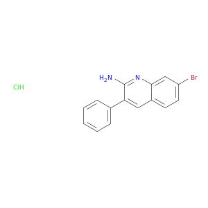 2-Amino-7-bromo-3-phenylquinoline hydrochloride