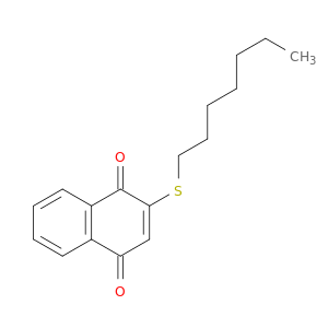 1,4-Naphthalenedione, 2-(heptylthio)-