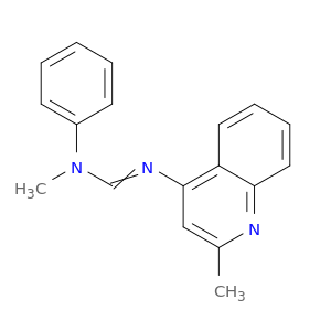 Methanimidamide, N-methyl-N'-(2-methyl-4-quinolinyl)-N-phenyl-