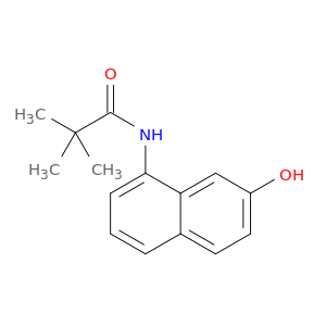 Propanamide, N-(7-hydroxy-1-naphthalenyl)-2,2-dimethyl-
