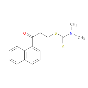 Carbamodithioic acid, dimethyl-, 3-(1-naphthalenyl)-3-oxopropyl ester