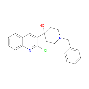 3-(1-苄基-4-羟基哌啶-4-基)-2-氯喹啉