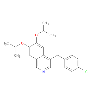 Isoquinoline, 4-[(4-chlorophenyl)methyl]-6,7-bis(1-methylethoxy)-