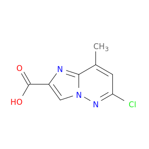 Imidazo[1,2-b]pyridazine-2-carboxylicacid, 6-chloro-8-methyl-