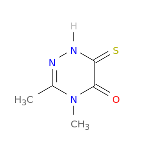 1,2,4-Triazin-5(4H)-one, 1,6-dihydro-3,4-dimethyl-6-thioxo-