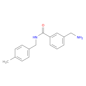 3-(Aminomethyl)-N-[(4-methylphenyl)methyl]benzamide